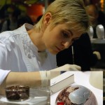 peinture-chocolat2 Peinture sur sphère en chocolat