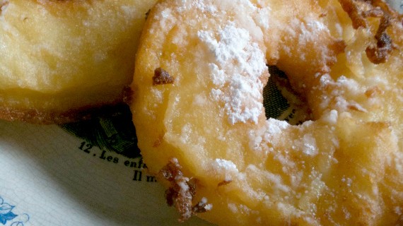Des beignets aux pommes…
