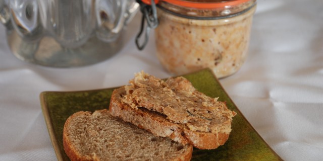 Rillettes de porc, rillettes maison en conserve